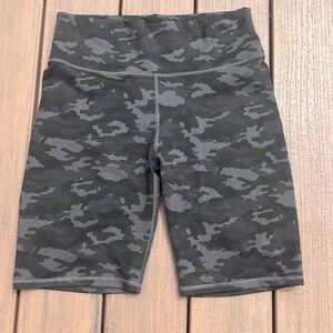 Large Fabletics camo biker shorts